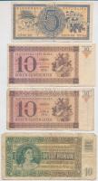 Szlovákia 1939. 10K + 1943. 10K (2x) + 1945. 5K T:III,III-
Slovakia 1939. 10 Korun + 1943. 10 Korun...