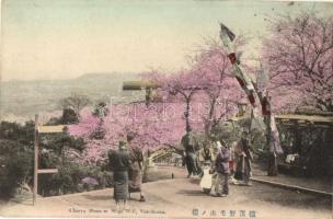 Yokohama, Cherry Blossom from Noge Hill, Japanese folklore (EK)
