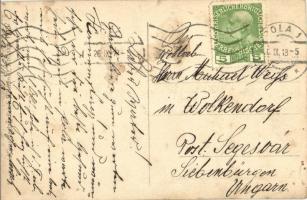 1913 SMS Radetzky az Osztrák-Magyar Haditengerészet Radetzky-osztályú pre-dreadnought csatahajója, m...