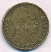 Guinea 1959. 25Fr Al-Br T:2,2- Guinea 1959. 25 Francs Al-Br C:XF,VF Krause KM#3