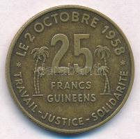 Guinea 1959. 25Fr Al-Br T:2,2-
Guinea 1959. 25 Francs Al-Br C:XF,VF
Krause KM#3