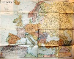 1940 Európa térkép 110x80 cm