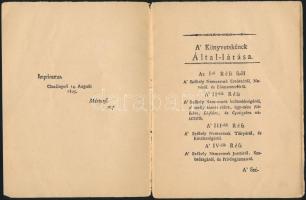 Benkő József: Az Erdély országi nemes székely nemzetnek képe. Kolozsvár, 1806. Hajtott papírfüzet, 1...