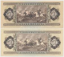 1980-1989. 50Ft (2x) T:II-,III szép papír