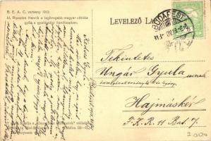 1913 BEAC verseny. Id. Ripszám Henrik a legöregebb magyar atléta győz a gyalogsági handicapban. Kiad...