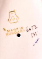 Drasche hattyú, kézzel festett, jelzett, apró kopásokkal, m: 8,5 cm