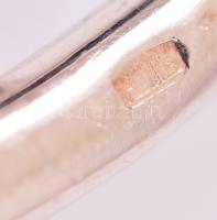 Ezüst(Ag) elefántfüggős karperec, jelzett, 7×6 cm, nettó: 13 g