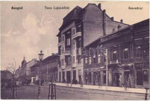 Szeged, Tisza Lajos körút, Eternit Pala, Hipp, Blau Lajos üzlete, létra