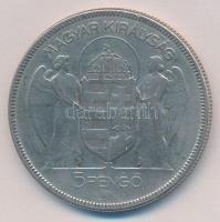 1930. 5P Ag "Horthy jobbra" T:2-,3
Adamo P8