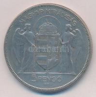 1930. 5P Ag "Horthy jobbra" T:2-
Adamo P8