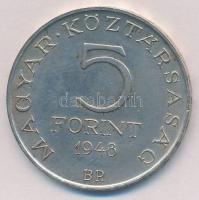 1948. 5Ft Ag "Petőfi" T:2
Adamo EM1