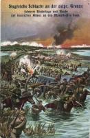 Siegreiche Schlacht an der ostpr. Grenze. Schwere Niederlage und Flucht der russischen Armee an den Masurischen Seen / WWI K.u.K. military, victorious battle on the East Prussian Border, heavy defeat and flight of the Russian army to the Masurian lakes (EK)