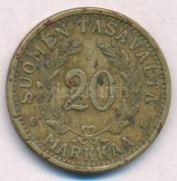 Finnország 1935S 20M Al-Br T:2- ph.
Finland 1935S 20 Markkaa Al-Br C:VF edge error
Krause KM#32