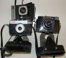 3 db régi szovjet fényképezőgép: Smena, Zmjog, Voszhod - Lomo típusúak (mindegyik működőképes)