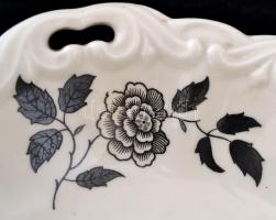 Koenigszelt tál és 6 db kis tálka, matricás, jelzett, kopás nyomokkal, d:20 és 11 cm