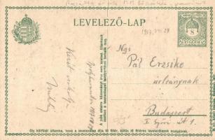 1917 Az Ipolyharasztosi (ipolyharaszti) cserkésztábor nyugatról. Márkus Miklós főcserkész parancsnok...