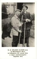 1910 Ifj. dr. Szilassy Aladár orvos és Megyercsy Béla ref. lelkipásztor, KIE nemzeti titkár a magyar cserkészmozgalom megindítói. KIE könyvesbolt kiadása / Founders of Hungarian Scouting Movement