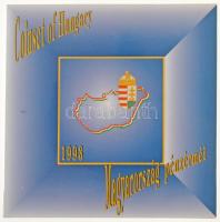 1993. 10f-200Ft (11xklf) forgalmi sor dísztokban, több lapos verzió, benne 200Ft Ag "MNB" ...