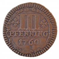 Német Államok / Münster 1760. 3pf Cu T:2
German States / Munster 1760. 3 Pfennig Cu C:XF
Krause KM...