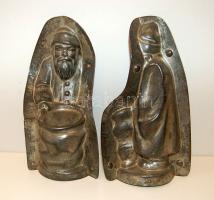 Csokoládé-mikulás öntőforma (1 db hiányzik belőle)