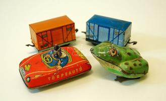 Lemezárugyár 4 db régi játék (részben hibásak)