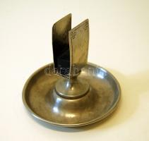 Alpakka gyufatartós hamutartó