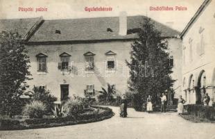 1913 Gyulafehérvár, Karlsburg, Alba Iulia; Püspöki kastély. Kiadja Petri F. Vilmos / Bishöfliches Palais / bishop's castle (EK)