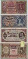 1930-1945. 5P-1000P (8xklf), közte 1943. 1000P T:III közte szép papír