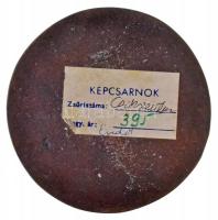 Csíkszentmihályi Róbert (1940-) DN "Erdő" egyoldalas Br plakett (78,5mm) T:1-,2