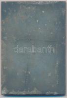 1949. "L.E.B.O.Sz." részben aranyozott, fém asztalitenisz plakett (79x55mm) T:2 patina