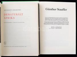 Vegyes könyvtétel, 2 db: 

Széchenyi Zsigmond: Denaturált Afrika. Bp., 1968, Szépirodalmi. Első ki...