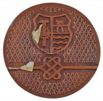 DN "AMORA ETERNUS EST" kétoldalas Br plakett (84mm) T:1-