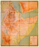 1935 Africa Orientale, Cartografia dellIstituto Italiano dArti Grafiche, 100×120 cm