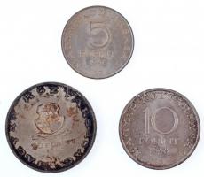 1948. 5Ft Ag "Petőfi" + 10Ft Ag "Széchenyi" + 20Ft Ag "Táncsics" - &qu...