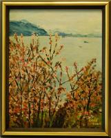 Anna Elizabeth Hagel Funk? (1873-1949) Olajkép keretben 23x30cm