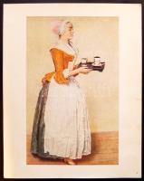 Jean Etienne Llotard Das Schokoladenmädchen nyomat 28x32cm