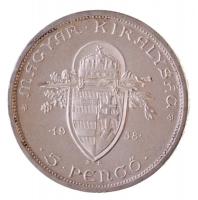 1938. 5P Ag "Szent István" T:1-
Adamo P8.1