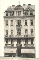 Karlovy Vary, Karlsbad; Haus Kaiserkrone, Késmárky & Illés Gulden Magazin, shop of Albert Epstein (EK)