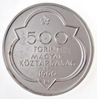 1990. 500Ft Ag "Mátyás király / Buda látképe" T:BU patina
Adamo EM114