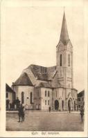 Győr, Református templom - képeslapfüzetből (EK)