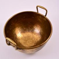 Réz füles habverő, d:25 cm, m:19 cm