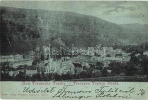 1902 Trencsénteplic, Trencianske Teplice; látkép. Kiadja Wertheim Zsigmond / general view (EK)