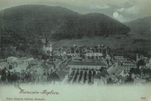 1901 Trencsénteplic, Trencianske Teplice; látkép. Kiadja Edgar Schmidt / general view (EK)