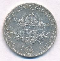 Ausztria 1908. 1K Ag "Ferenc József - Jubileum" T:2,2-
Austria 1908. 1 Corona Ag "Fr...