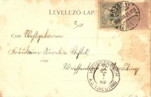 1900 Pozsony, Pressburg, Bratislava; Szarvas szálloda, Standard életbiztosító társaság vezérügynöksé...