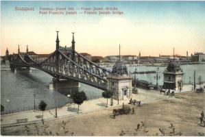 Budapest, Ferenc József híd, villamos