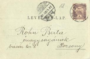 1901 Lőcse, Levoca; A város körfala a XIV. századból. Kiadja Latzin János / Stadtmauer a. d. XIV. Ja...