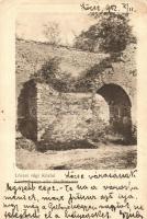 1902 Lőcse, Levoca; A város régi körfala a XIV. századból. Kiadja Latzin János / Stadtmauer a. d. XIV. Jahrhund / city wall from the 14th century (ázott sarok / wet corner)