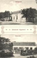 Gyála, Dala; Községháza, Erdélyikert / town hall, villa