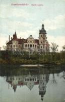 Enyedszentkirály, Königsdorf, Sancrai; Bánffy kastély. Winkler János kiadása / castle